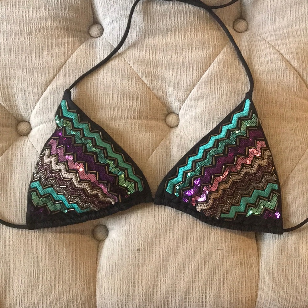 Victoria Secret Triangle bathing suit top size L